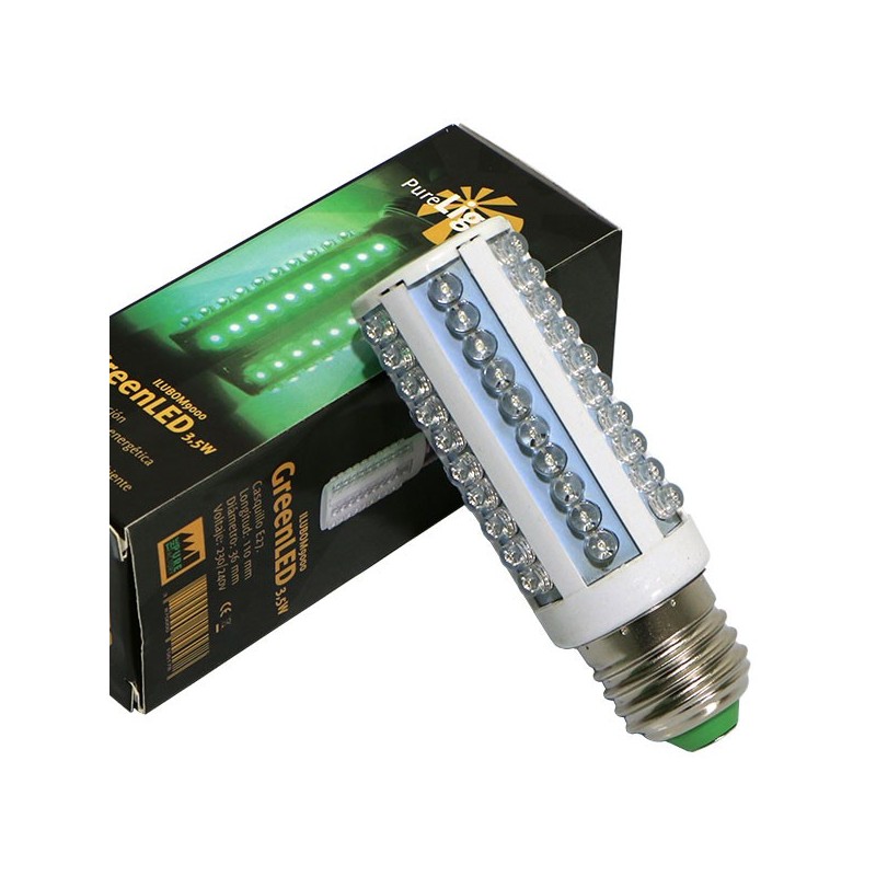 Bombilla Pure Light Green LED 3.5W