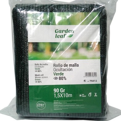 Malla de ocultación verde retractilada