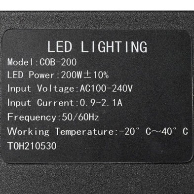 Panel Led Weismann V1 características balastro