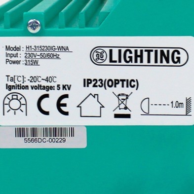 Luminaria LEC 315W GB Lighting características