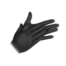 Guantes de Nitrilo Negros (100 unidades)